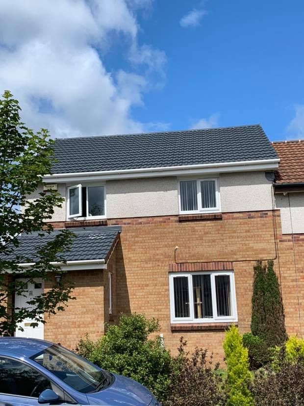 Roofline and cladding installation 10